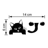 Hot Sale Cute New Cat Wall Stickers Light Decor Decals Art Mural Baby Nursery Room Sticker PVC Wallpaper For Living Room