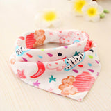 Baby Bibs Waterproof Triangle Cotton Cartoon