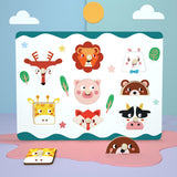 3D Puzzles Cartoon Animals Montessori Wooden Puzzles Hand Grab Boards Tangram Jigsaw Educational Toy