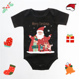 Merry Christmas Red Deer Baby Jumpsuit Romper