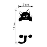 Hot Sale Cute New Cat Wall Stickers Light Decor Decals Art Mural Baby Nursery Room Sticker PVC Wallpaper For Living Room