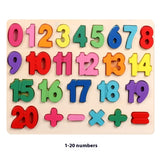 Wooden Puzzle Shape Alphabet Learning Puzzle Toy