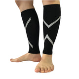 Reflective Leg Guards For Night Running Pressure Compression Black Sports Calf Guard