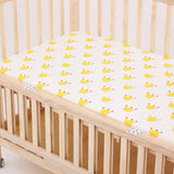 Baby's bed cotton bed sheet baby's mother and baby's products ins children's cartoon bed cover