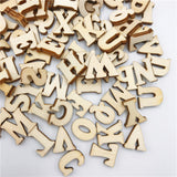 Early Childhood Toys 26 English Alphabet Wood Chips