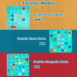 1Pc Kids Logical Road Builder Toy Brain Teasers Puzzles Montessori Toys Preschool Educational Learning Toys Puzzle STEM Board Game For 3 To 8 Years Old Boys Girls Birthday Gift