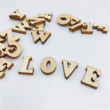 Early Childhood Toys 26 English Alphabet Wood Chips