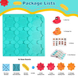 1Pc Kids Logical Road Builder Toy Brain Teasers Puzzles Montessori Toys Preschool Educational Learning Toys Puzzle STEM Board Game For 3 To 8 Years Old Boys Girls Birthday Gift