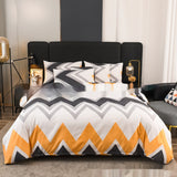US Size Down Quilt Cover Bedding Three-piece Set