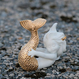 Ceramic Mermaid Baby Garage Kit Doll Handicraft