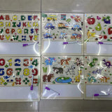 Large Wooden Nails With Painted Boards