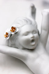 Ceramic Mermaid Baby Garage Kit Doll Handicraft