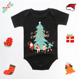 Merry Christmas Red Deer Baby Jumpsuit Romper