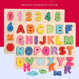 Wooden Puzzle Shape Alphabet Learning Puzzle Toy